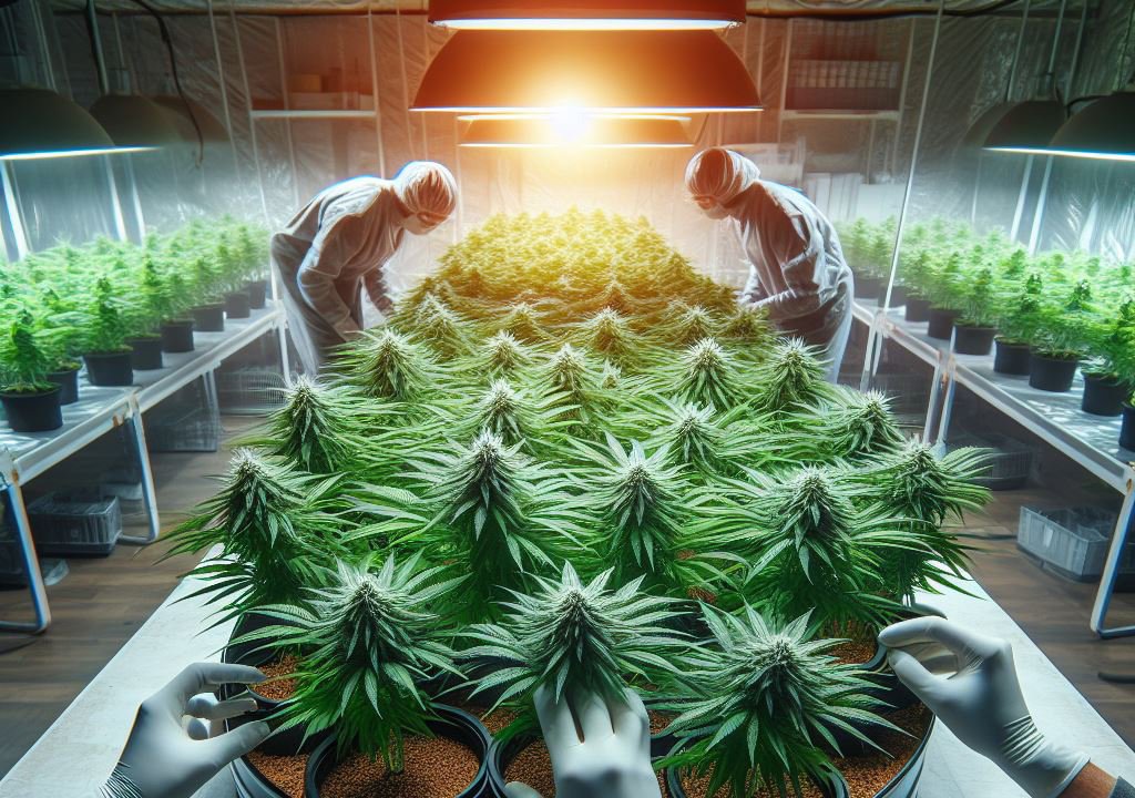 fleurs culture indoor cannabis intérieur chanvre